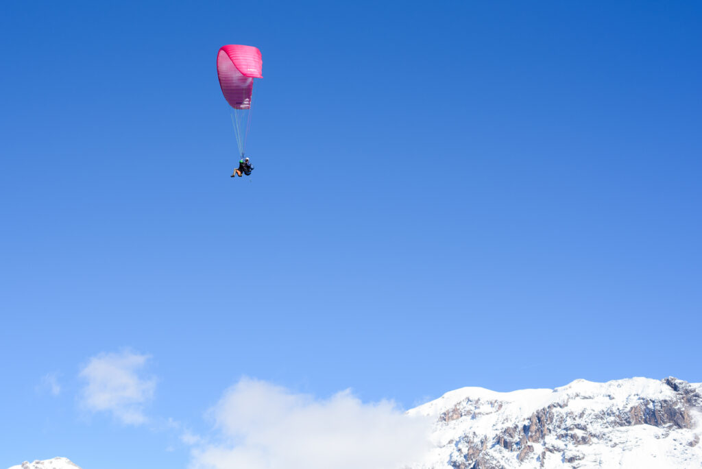 Vols parapente Tandem Hiver 3